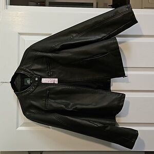 Wild Fable Cropped "leather" jacket